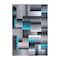 Flash Furniture Turquoise 5' x 7' Modern Color Blocked Area Rug ACD-RGTRZ861-57-TQ-GG - alternate 6